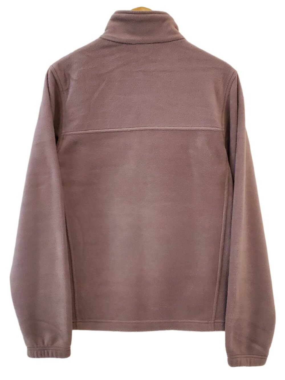 COLUMBIA Mens Size S Beige Brown Granite Mountain Fleece Full Zip Jacket Sweater - Picture 4 of 7